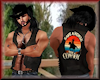 M Leather Vest- Country