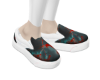 (SH)sneakers red marble