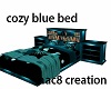 Cozy Blue Bed