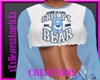 Grumpy Crop Top Blue