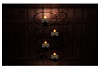 Rustic wall candles