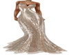 Creamy Gold Formal Gown