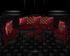 Burgundy Sofa Set