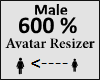 Avatar scaler 600% Male