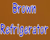 Brown Refrigerator