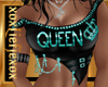 [L] QUEEN Teal Top F