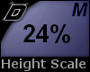 D► Scal Height *M* 24%