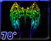 Tattoo Wings rainbow [w]