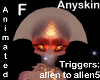 imperial alien head - F