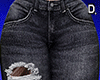 𝖉.Cargo Ripped Jeans