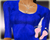 Maternity Blue Sweater