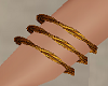 Dark Gold Armbands