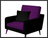 Purple / Black Chair