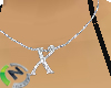 X Letter Necklace Name