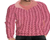 Pink Cable Sweater