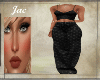 J~SATIN PAJAMAS BLACK