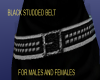 Black Studded Belt