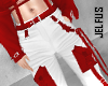 ♛White Red EGIS Pants
