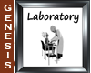 Ebony Laboratory Sign