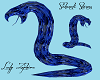 Sapphire Snake Statue