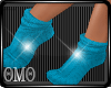 QMQ Hot Blue *.* Socks