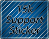 15k Support Sticker