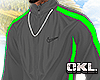 CONJUNTO NK ACADEMY CINZ