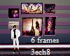 6 arts purple frams