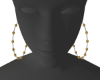 𝒩. Icy Gold Hoops