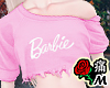 蝶 Barbie Pink Top