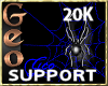 Geo Support Sticker 20k