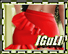 RED Wrapped Skirt L