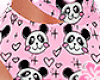 Panda Pje Pink Bottoms