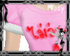 Miss^emo t shirt pink