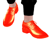 Bright Orange Suit Shoes