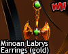 Labrys Earring (gold)