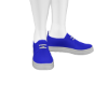 DRK BLUE CASUAL SHOES