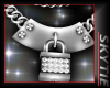 Lock Necklace/Silver