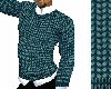 Sweater preppy teal