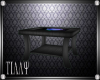 LLT Blue Rose End Table