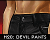 ! devil. leather pants