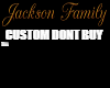 Jackson Family Wall Sign