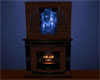 Blue Wolf Fireplace