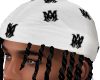 White Miri Durag Locks