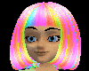 %) Rainbow Hair Jolie