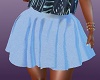 Full Blue Mini skirt