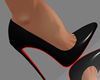 Black/Red Heels