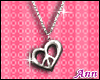 ANN Love Peace Necklace