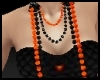 Beads Black/Orange 