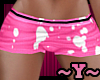~Y~Splatted Pink Shorts 
